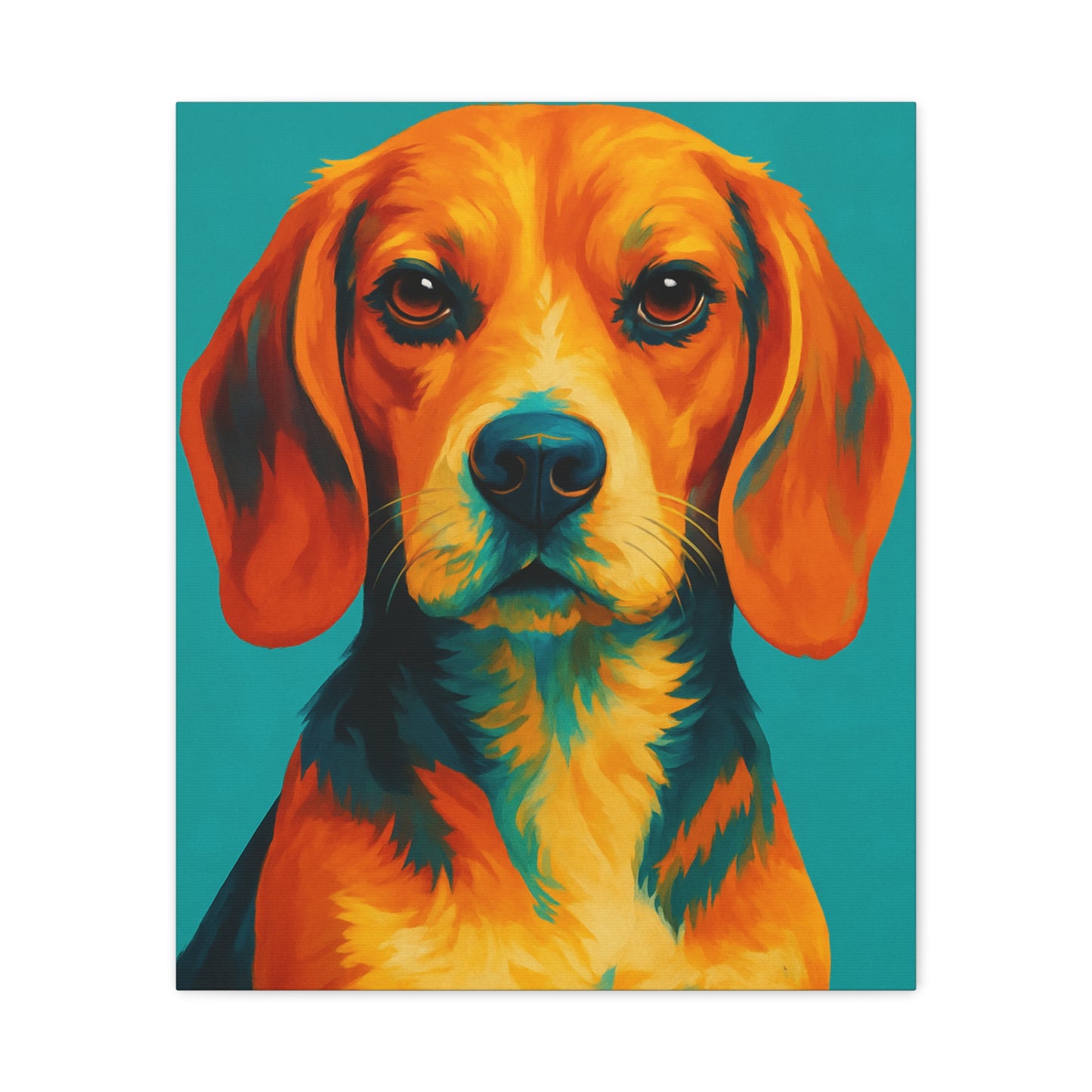 Beagle Wall Art – Vibrant & Loyal Dog Canvas Print