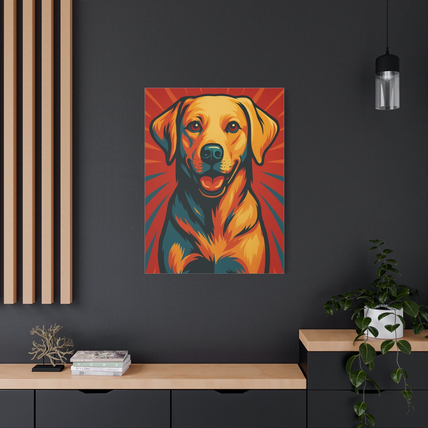 Labrador Retriever Canvas Wall Art – Loyal Companion Décor