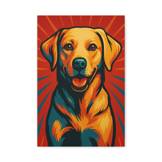 Labrador Retriever Canvas Wall Art – Loyal Companion Décor