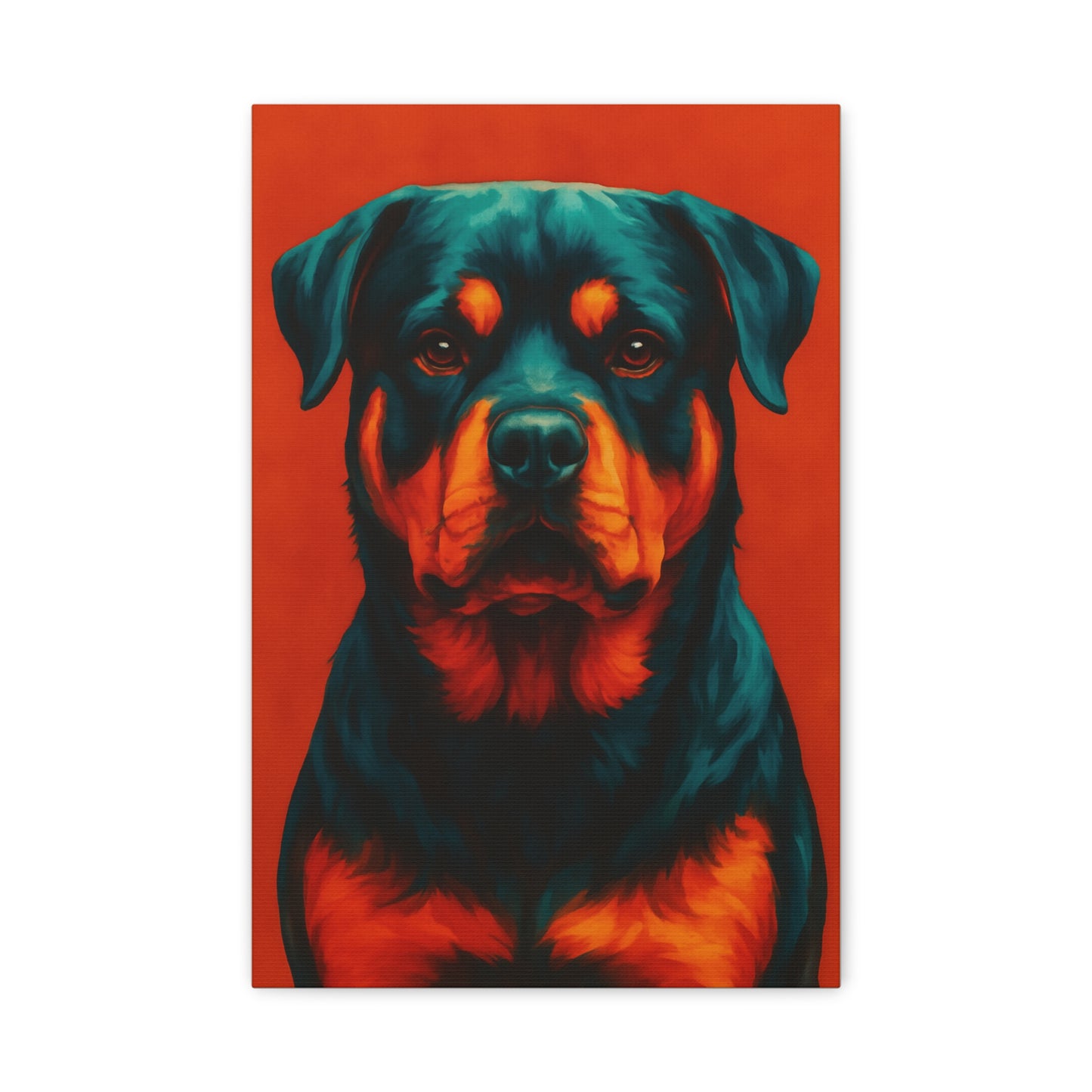 Rottweiler Wall Art – Bold & Loyal Dog Canvas Print