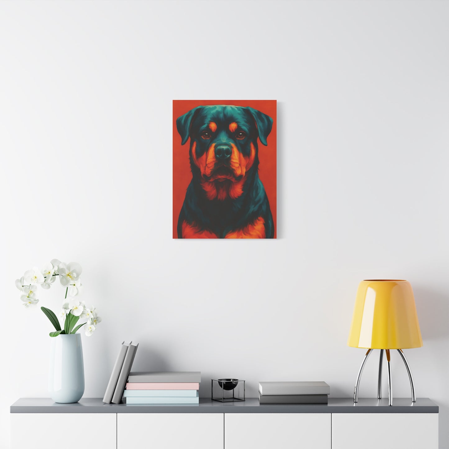 Rottweiler Wall Art – Bold & Loyal Dog Canvas Print