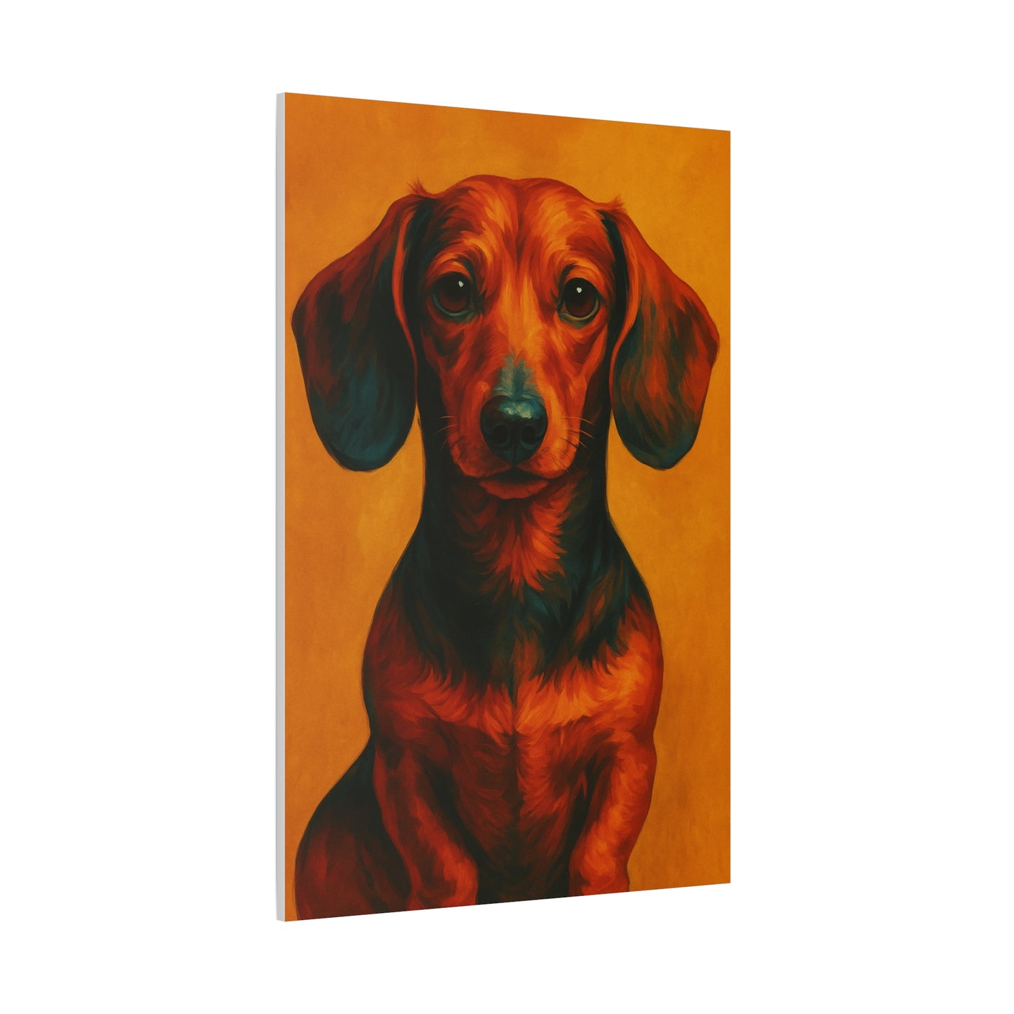 Dachshund Wall Art – Playful & Colorful Wiener Dog Canvas Print