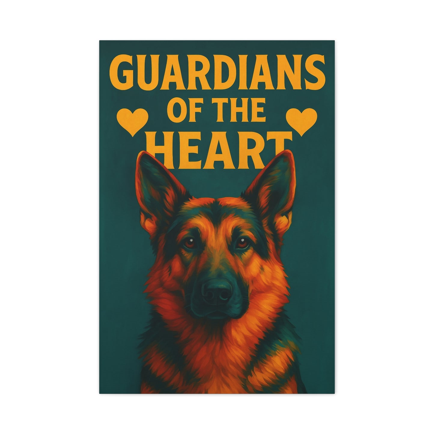Guardians of the Heart – Bold Dog Lover Wall Art