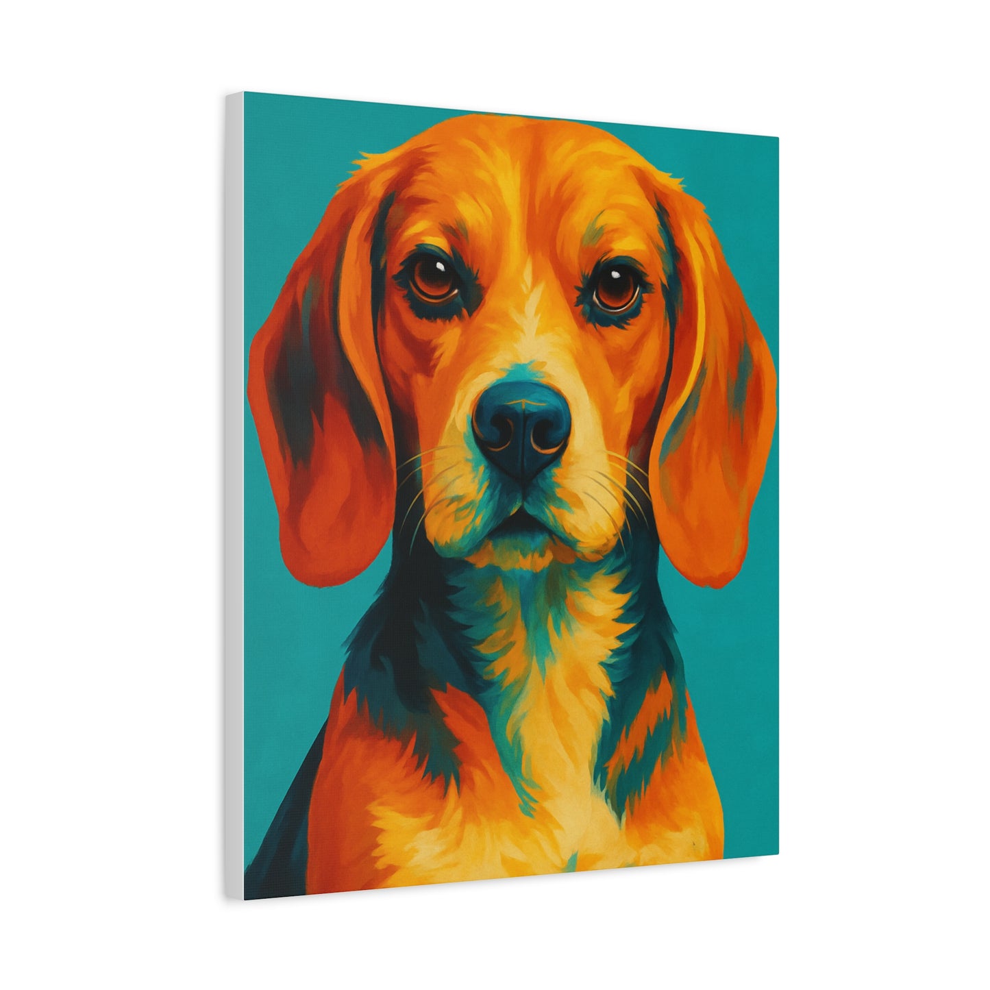 Beagle Wall Art – Vibrant & Loyal Dog Canvas Print