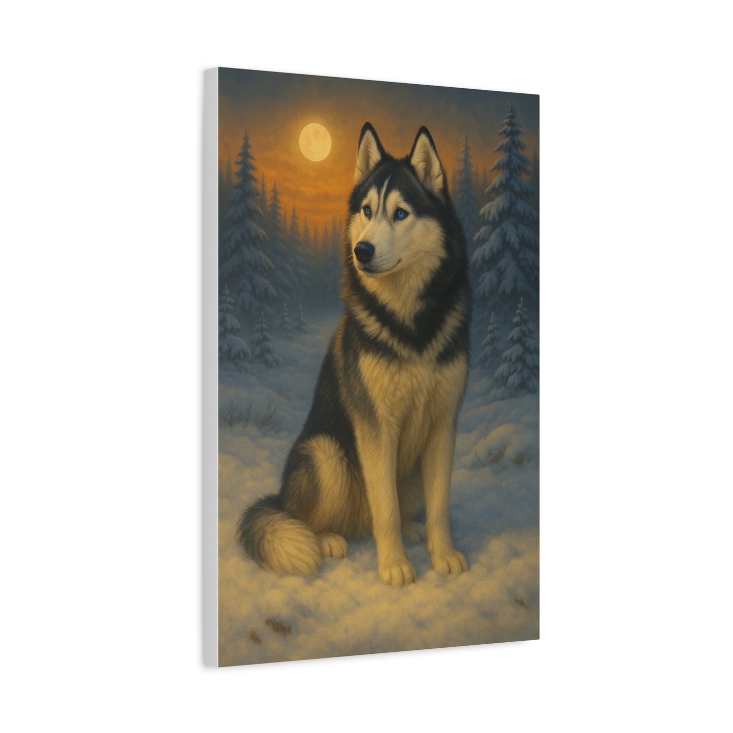 Siberian Husky Spirit – Premium Wall Art Canvas