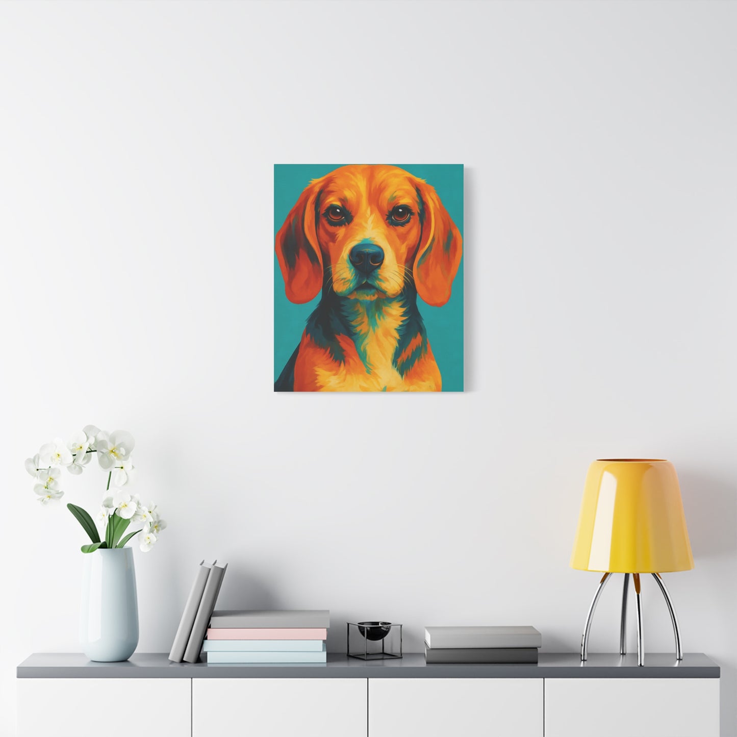 Beagle Wall Art – Vibrant & Loyal Dog Canvas Print