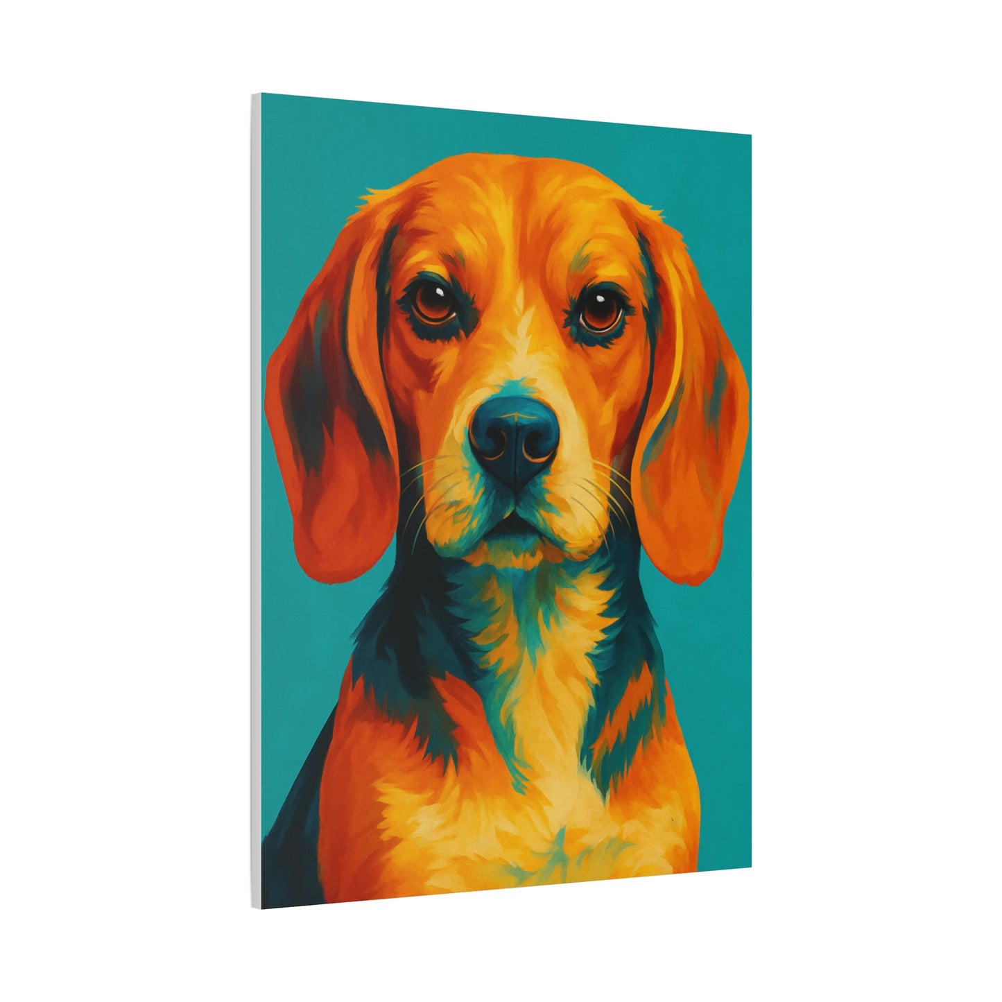Beagle Wall Art – Vibrant & Loyal Dog Canvas Print