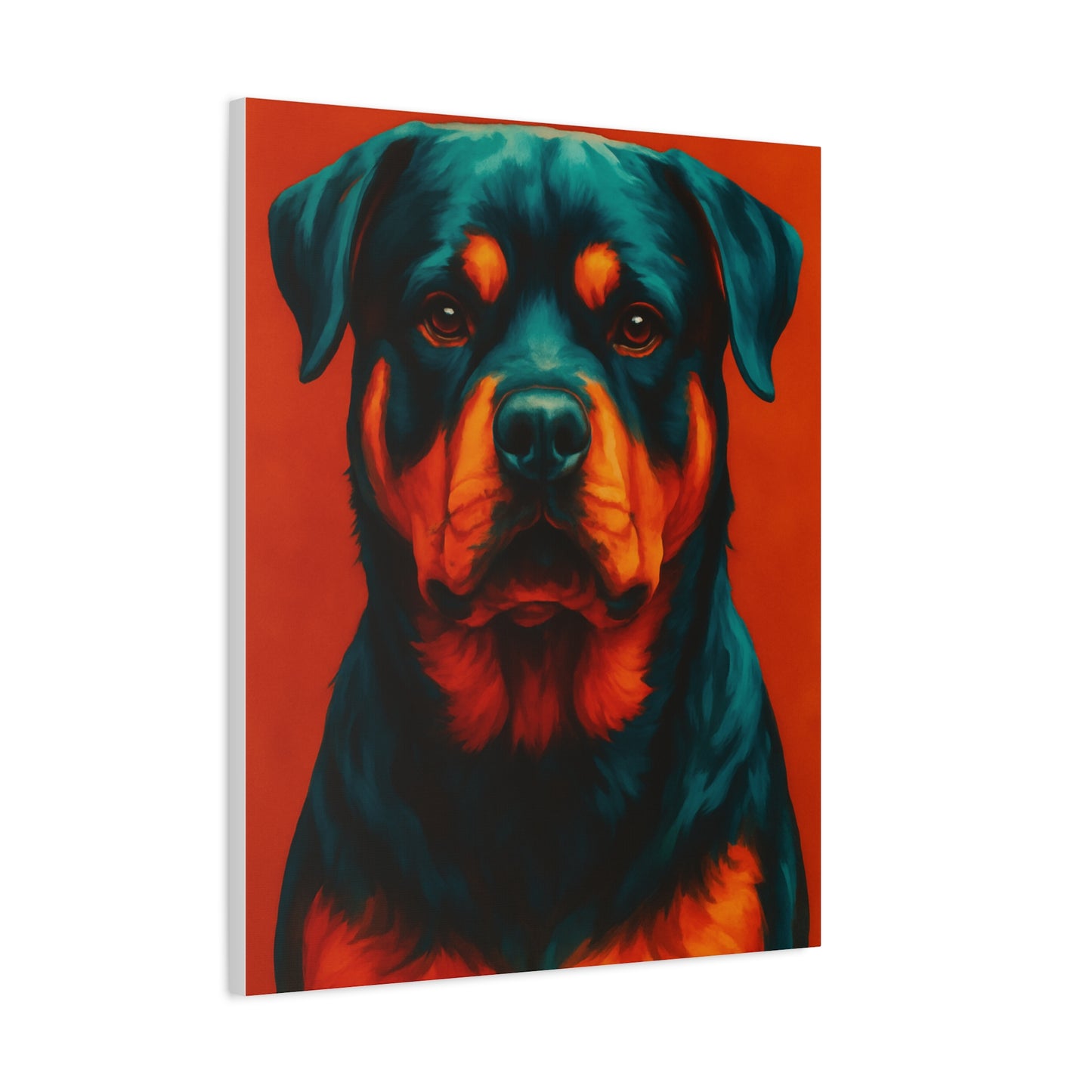 Rottweiler Wall Art – Bold & Loyal Dog Canvas Print
