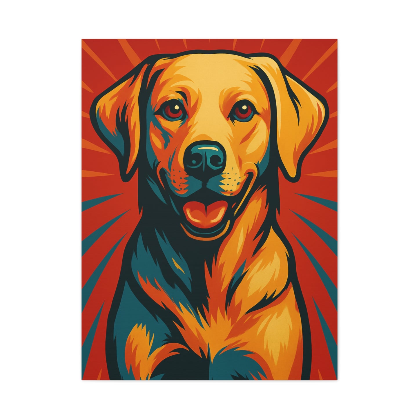 Labrador Retriever Canvas Wall Art – Loyal Companion Décor